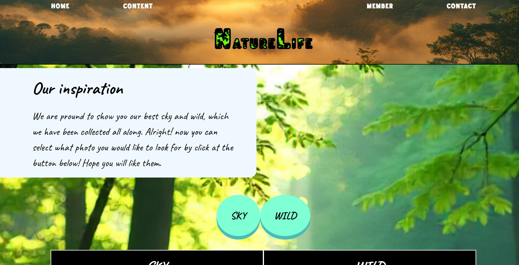 5th projects, Nature Life